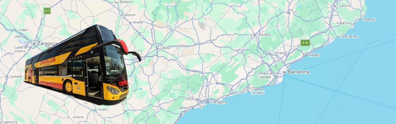 Busreizen naar Spanje